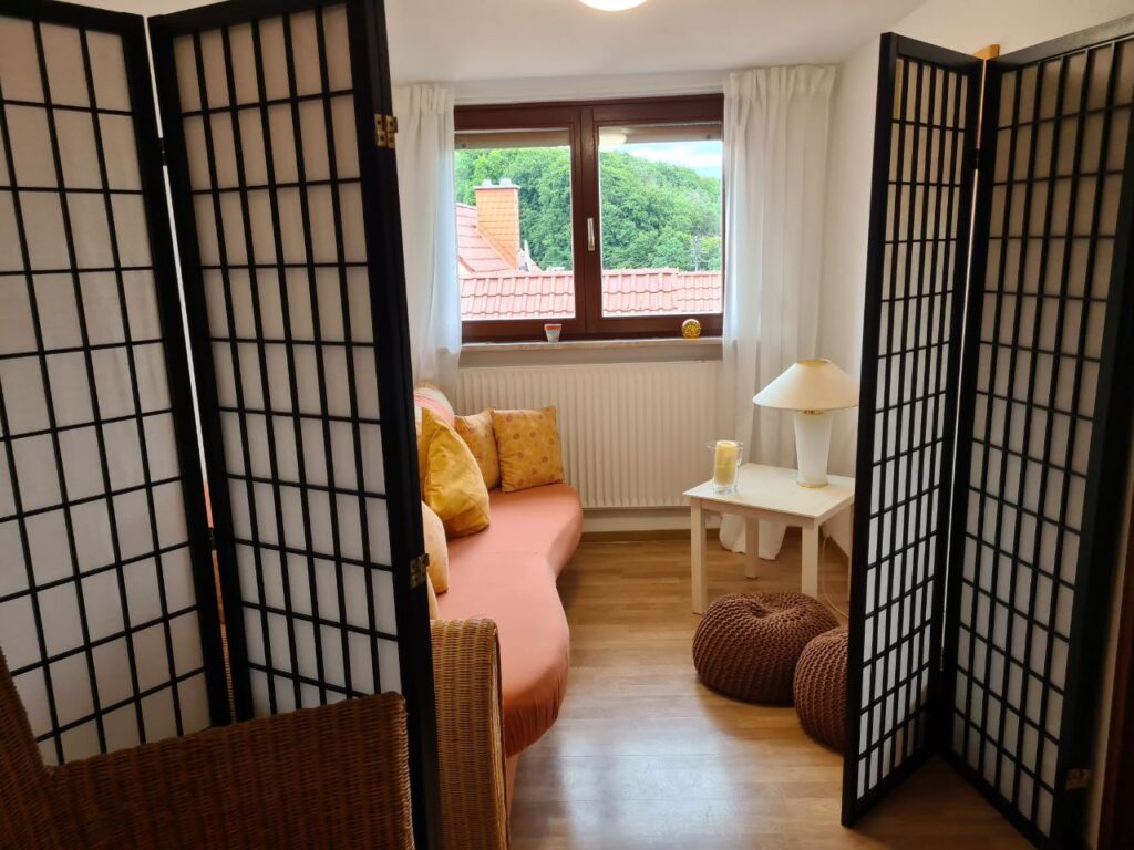 Blick Richtung Schlafcouch